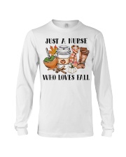Just a Nurse who loves fall shirt Long Sleeve Tee thumbnail