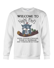 Owl Nurse welcome to night shift Crewneck Sweatshirt thumbnail