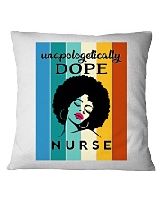 Unapologetically Dope Nurse T-Shirt Square Pillowcase tile