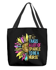 It Takes A Lot Of Sparkle To Be A Nurse All-Over Tote tile