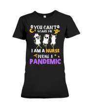 Halloween You Can't scare me I am a Nurse Premium Fit Ladies Tee tile