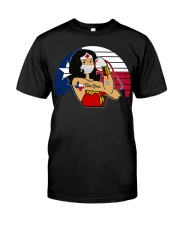 Nice Vintage Wonder Woman Texas Nurse Premium Fit Mens Tee thumbnail