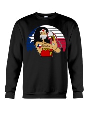 Nice Vintage Wonder Woman Texas Nurse Crewneck Sweatshirt thumbnail