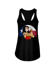 Nice Vintage Wonder Woman Texas Nurse Ladies Flowy Tank thumbnail