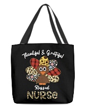 Thankful And Grateful Blessed Nurse All-over Tote thumbnail