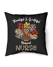Thankful And Grateful Blessed Nurse Indoor Pillow - 18” x 18” thumbnail