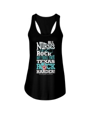 All Nurse Rock But Those From Texas Ladies Flowy Tank tile