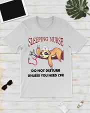 Sloth Sleeping Nurse Classic T-Shirt lifestyle-mens-crewneck-front-17