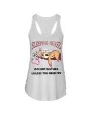 Sloth Sleeping Nurse Ladies Flowy Tank thumbnail