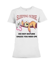 Sloth Sleeping Nurse Premium Fit Ladies Tee thumbnail