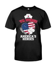 Veteran VA Nurse Caring For America's Heroes Shirt Classic T-Shirt front