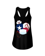 Texas Heart Stand Up With Texas's Nurses Ladies Flowy Tank thumbnail