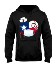 Texas Heart Stand Up With Texas's Nurses Hooded Sweatshirt thumbnail