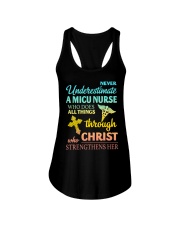 Never Underestimate A Micu Nurse T-Shirt Ladies Flowy Tank tile