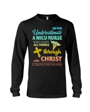 Never Underestimate A Micu Nurse T-Shirt Long Sleeve Tee tile