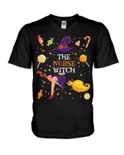 Halloween The Nurse Witch T Shirt V-Neck T-Shirt thumbnail