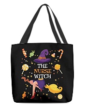 Halloween The Nurse Witch T Shirt All-over Tote thumbnail