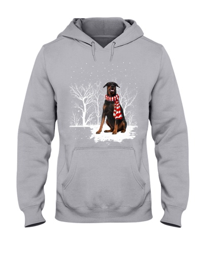 DOBERMANN - CHRISTMAS Hooded Sweatshirt