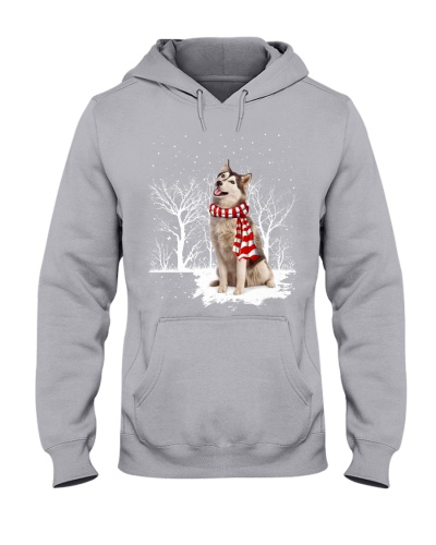 SIBERIAN HUSKY - CHRISTMAS Hooded Sweatshirt