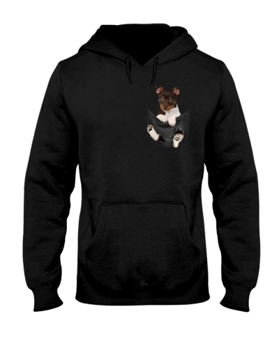 Dog In Pocket Hooded Sweatshirt