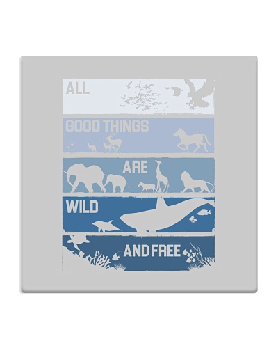 All Good Things Square Coaster