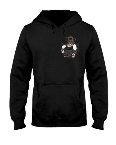 Dog In Pocket Hooded Sweatshirt