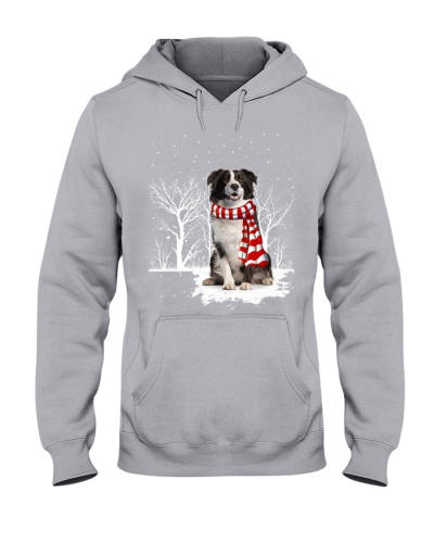 BORDER COLLIE - CHRISTMAS Hooded Sweatshirt