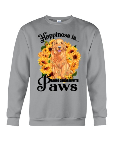 Happiness - Golden Crewneck Sweatshirt