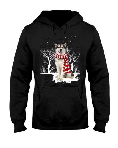 ALASKAN MALAMUTE - CHRISTMAS Hooded Sweatshirt
