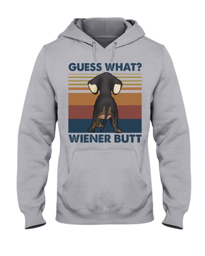 GUESS WHAT - WIENER BUTT Hooded Sweatshirt