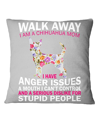 Walk Away - Chihuahua Square Pillowcase