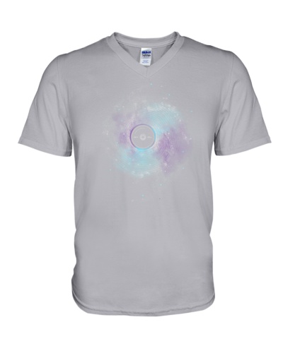 Space Music V-Neck T-Shirt