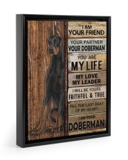 NOT SOLD ANYWHERE ELSE Floating Framed Canvas Prints Black tile