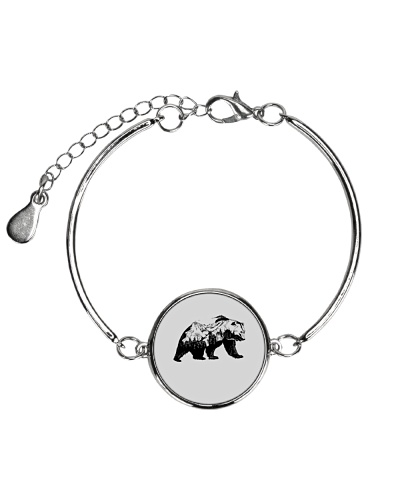 Bear T Shirt - LIMITED TIME OFFER Metallic Circle Bracelet