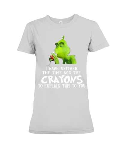Nor The Crayons To Explain Premium Fit Ladies Tee