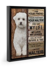 NOT SOLD ANYWHERE ELSE Floating Framed Canvas Prints Black tile
