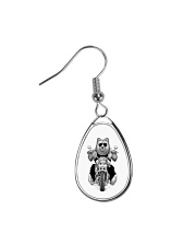 Carefree bear Teardrop Earrings tile