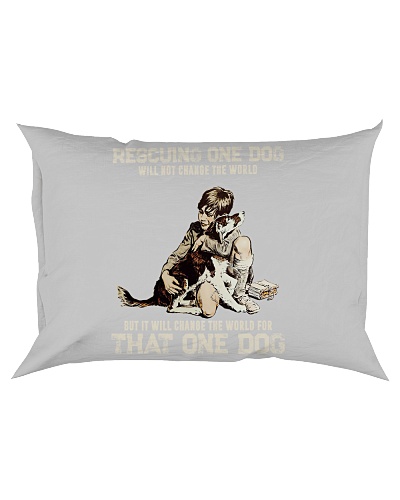 Rescuing Dogs Rectangular Pillowcase