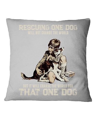 Rescuing Dogs Square Pillowcase
