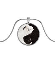 LIMITED TIME OFFER Metallic Circle Necklace thumbnail