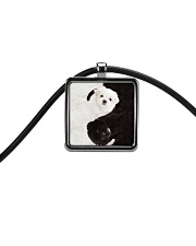 LIMITED TIME OFFER Cord Rectangle Necklace thumbnail
