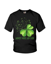 LUCKIEST HORSE LADY EVER Youth T-Shirt tile