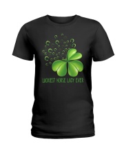 LUCKIEST HORSE LADY EVER Ladies T-Shirt tile