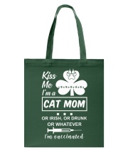 I'm A Cat Mom I'm vaccinated Tote Bag tile