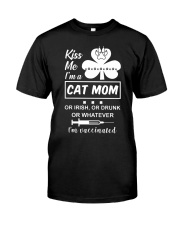 I'm A Cat Mom I'm vaccinated Premium Fit Mens Tee tile