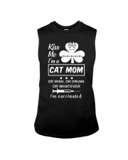 I'm A Cat Mom I'm vaccinated Sleeveless Tee tile