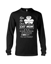 I'm A Cat Mom I'm vaccinated Long Sleeve Tee tile