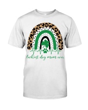 luckiest dog mom ever Classic T-Shirt tile