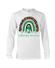 luckiest dog mom ever Long Sleeve Tee tile