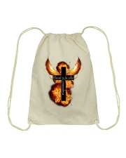 BLESSED TO BE CALLED GRANDMA-R Drawstring Bag tile
